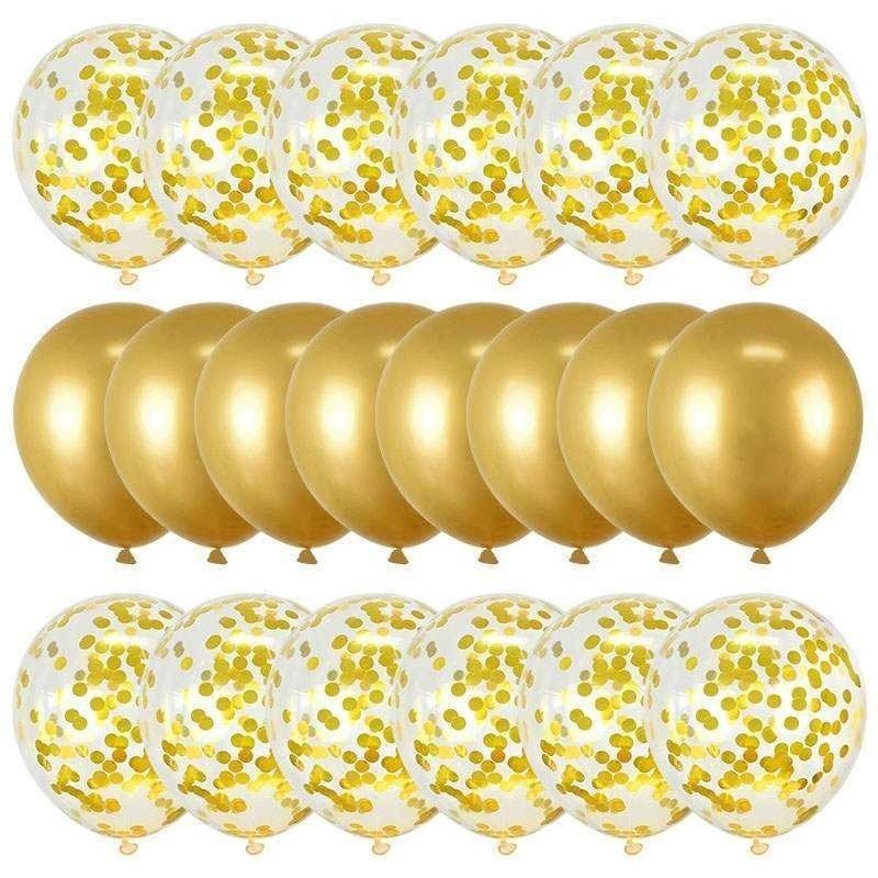 Amazon Rose Gold Confetti Balloons 20 Pack