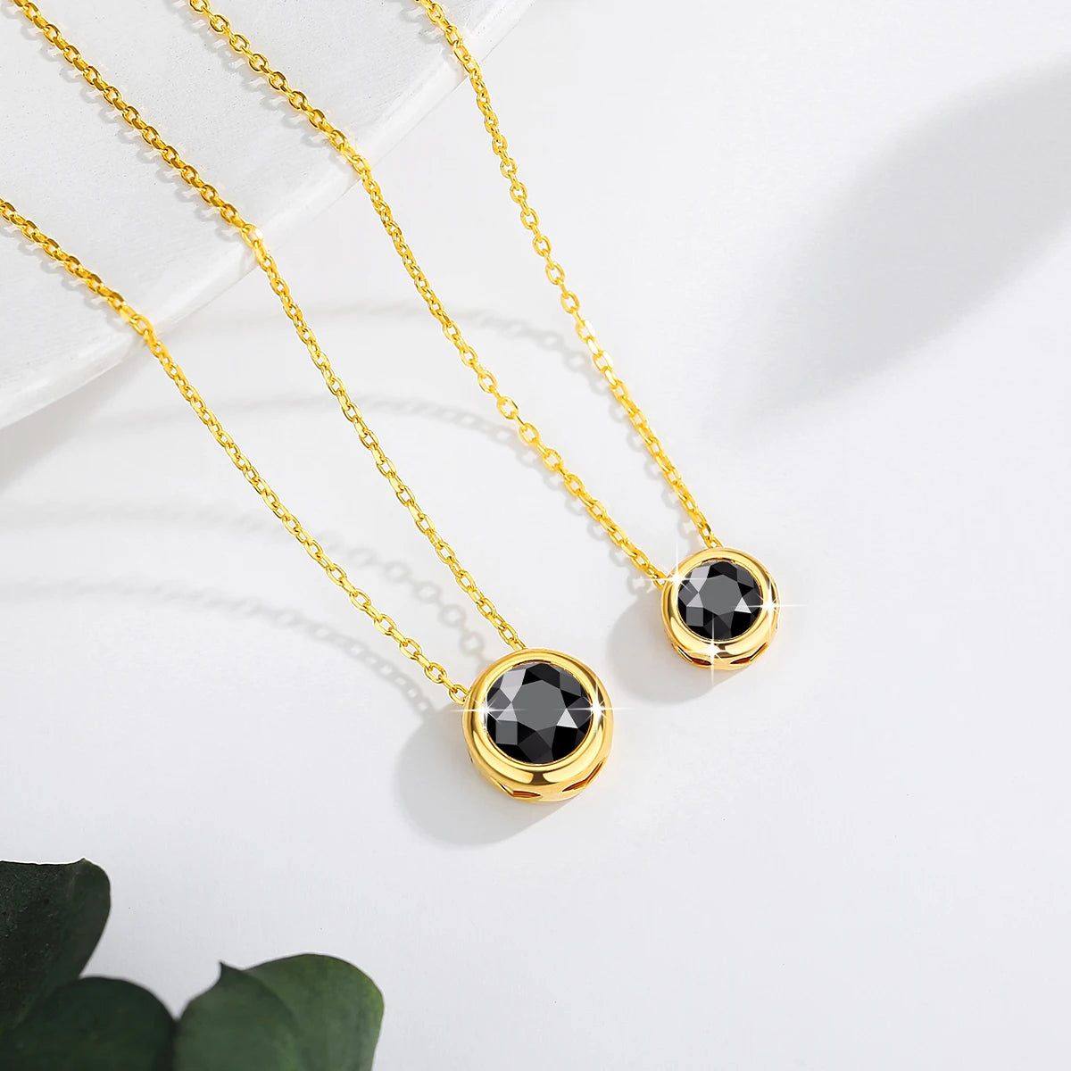 Real 18k Gold Necklace GRA Pink Moissanite Diamond Pendant 0.5ct/1ct Pure AU750 Fine Jewelry Wedding Anniversary Gift for Women