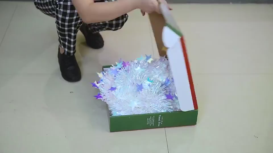 Artificial Tinsel Pop Up Christmas